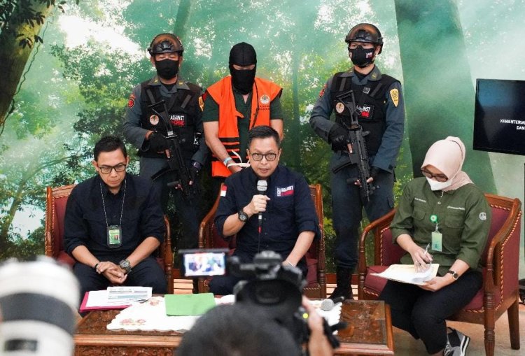 Tim Penyidik Gakum Kembali  Amankan Pelaku Penambang Pasir Timah Ilegal Belitung