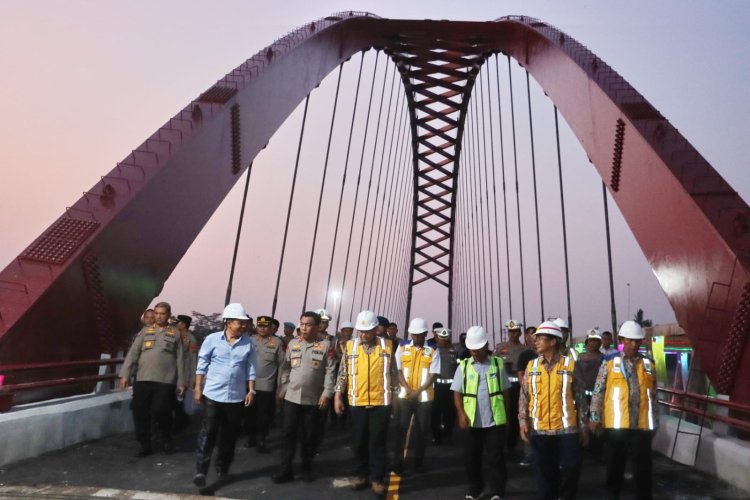 Kapolda Sumut Pastikan Jembatan Wampu di Perbatasan Sumut-Aceh Siap Digunakan Saat Mudik Lebaran