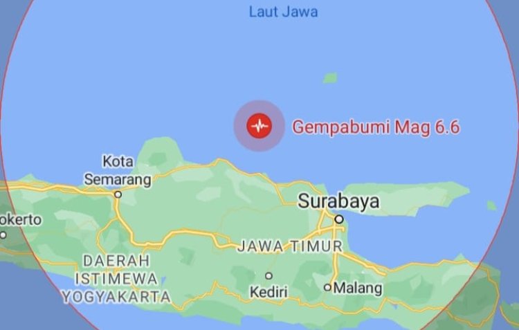 Gempa 6,6 Skala Rigter Guncang Tuban Jawa Timur, BMKG: Tidak Berpotensi Stunami