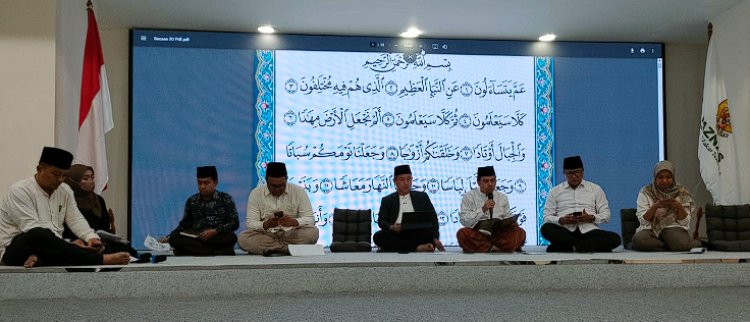 Peringati Nuzulul Qur’an, BAZNAS Gelar Khataman Al-Qur`an Bareng Wartawan BMC