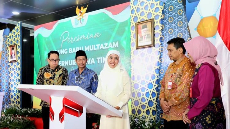 Khofifah Indar Parawansa Meresmikan Gedung Multazam RSUD Haji Provinsi Jawa Timur Surabaya