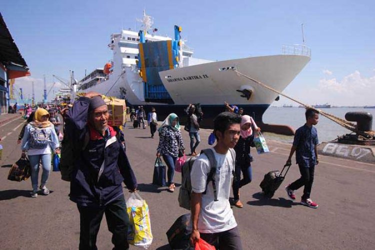 44 Ribu Pemudik Masuk Surabaya Melalui Pelabuhan Tanjung Perak
