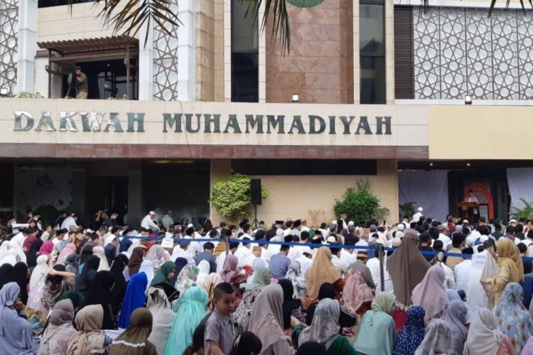 Muhammadiyah Tetapkan Hari Raya Idul Fitri Jatuh Pada Hari Ini, Kantor PP Muhammadiyah Dipadati Jemaah