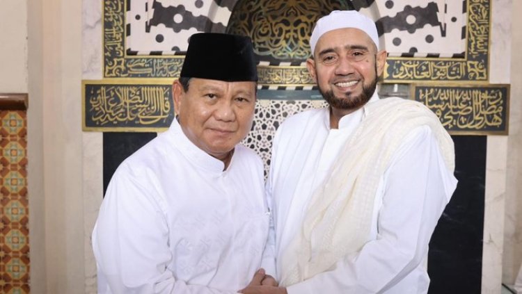 Prabowo Subianto Bertemu Habib Syech bin Abdul Qodir Assegaf Saat Berkunjung ke Surakarta atau Solo