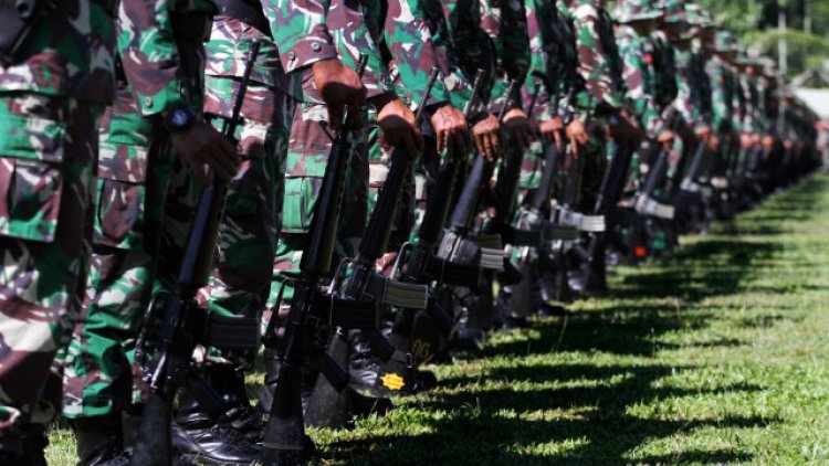 Prajurit TNI yang Tendang Pemotor Ibu-Anak di Bekasi Anggota Denhanud 471