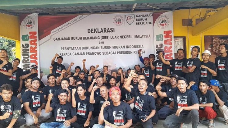 Relawan GBB Bersama Ratusan TKI di Malaysia Siap Beri Dukungan Untuk Ganjar