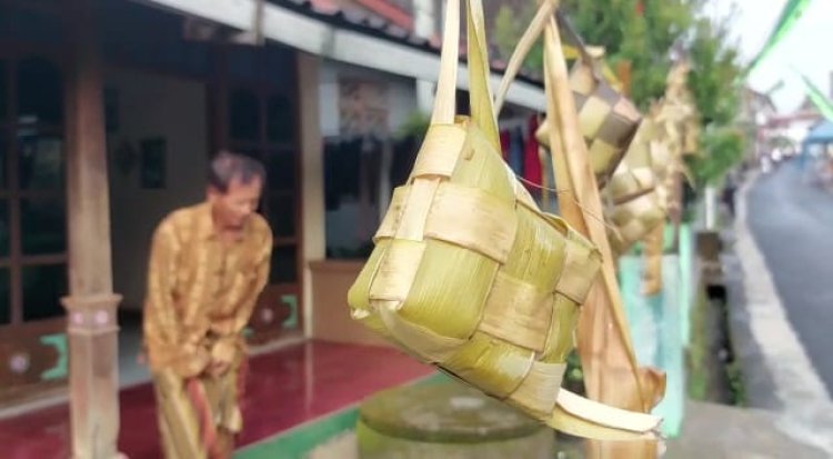 Potret Lebaran Ketupat di Kampung NU Joso Magetan, Panjang 1 Km Hingga Bisa Makan Sepuasnya