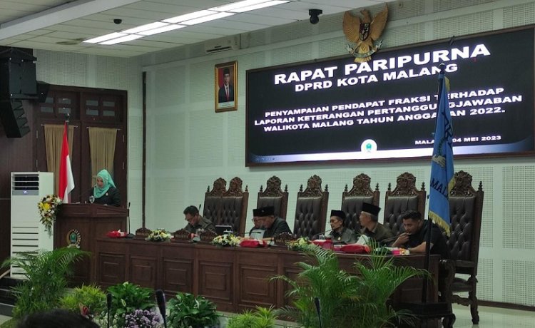 Fraksi PDIP Beri Banyak Catatan Penting ke Pemkot Malang Terkait LKPJ Tahun 2022