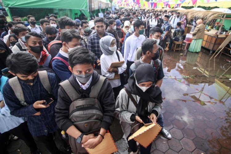 Duh! Pengangguran di RI 5,45 Persen, Tertinggi di Banten dan Jabar