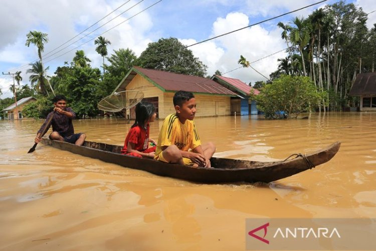Hujan Lebat, 22 Desa di Nagan Raya Aceh Terendam Banjir