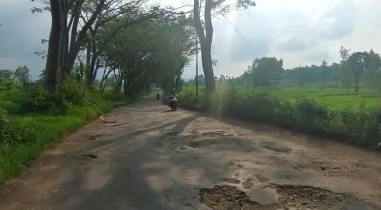 Potret Jalan Rusak di Magetan, Netizen:  Ngak Bahaya Ta Iki