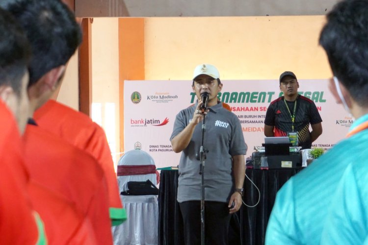 Disnaker Kota Pasuruan Gelar Turnamen Futsal Antar Perusahaan
