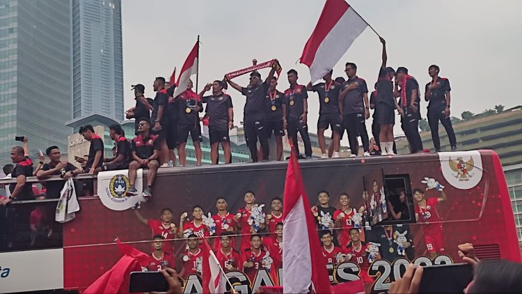 Duh! Arak-arakan Timnas Indonesia Diwarnai dengan Aksi Pencopetan, 3 Pelaku Berhasil Ditangkap