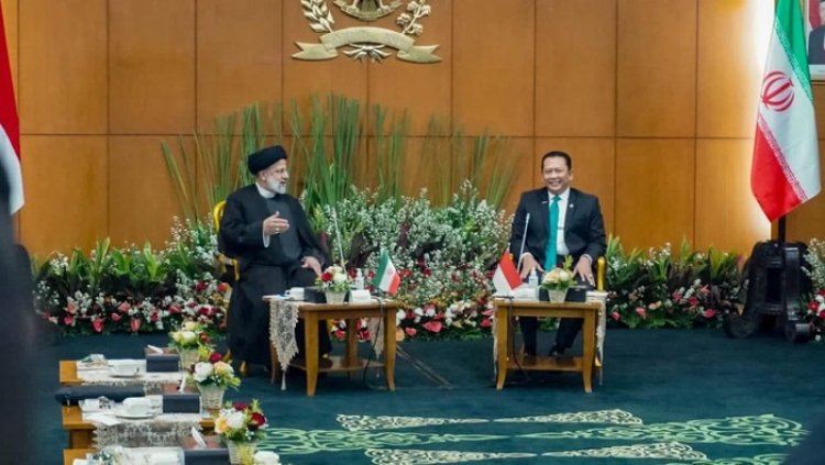 Pimpinan MPR RI Bertemu Presiden Iran Seyyed Ebrahim Raisi di Gedung Parlemen Jakarta
