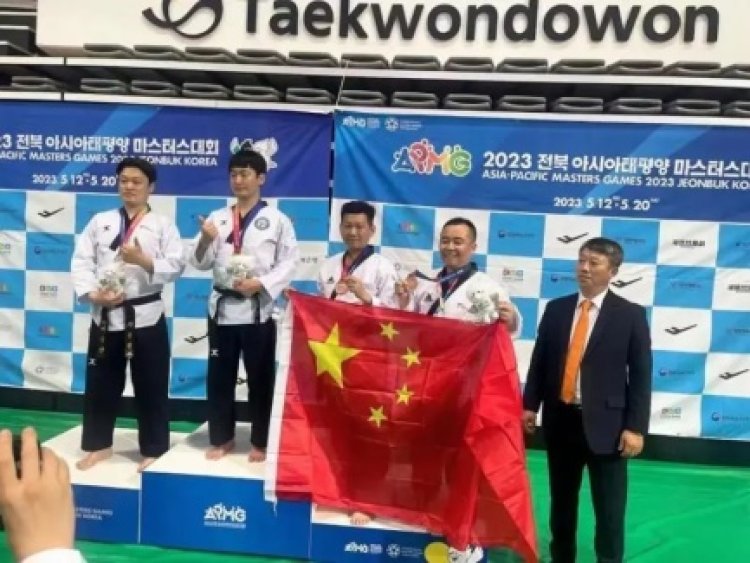 Atlet Taiwan Kibarkan Bendera China di Korsel
