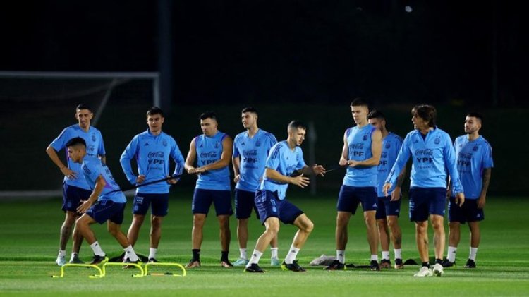 Melihat Latihan Timnas Argentina, Netizen: “Baru Lihat Latihan Saja Sudah Kena Mental Kita”
