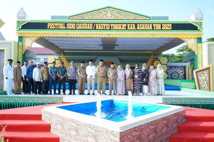Surya BSc Buka Festival Qasidah/Nasyid Tingkat Kabupaten Asahan Tahun 2023