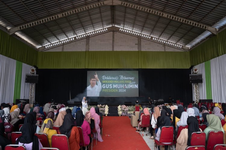 Srikandi Malang For Cak Imin, Deklarasikan Dukungan Maju Pilpres 2024