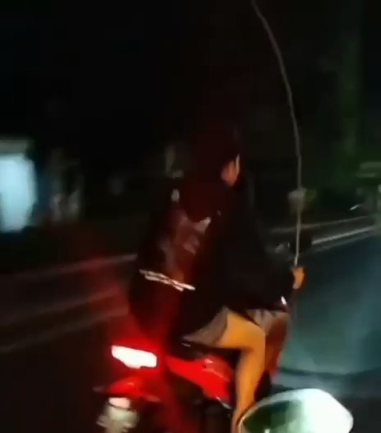 Viral Vidio Pemotor di Ngawi Konvoi di Jalan Raya Sambil Acung Acungkan Pedang