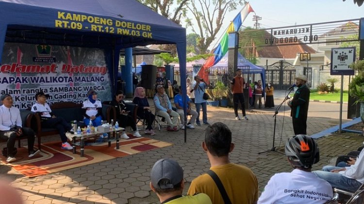 Wali Kota Malang Gowes Sambang Warga, Tampung Aspirasi di Kelurahan Gadingkasri dan Oro-oro Dowo