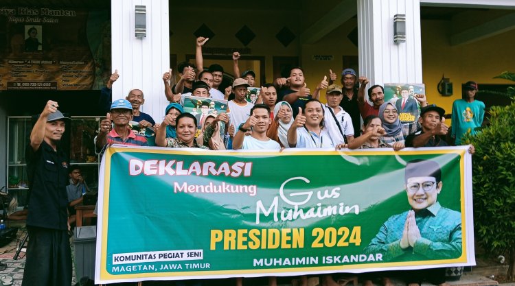 Pelaku Seni dan Budaya Magetan Deklarasi Dukung Gus Muhaimin Presiden 2024