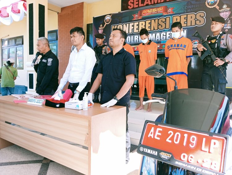 Pemuda Ngawi Beli Sabu Pakai Plat Merah Diamankan Polisi Magetan