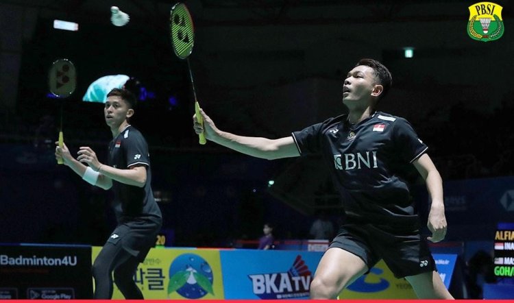 Kalahkan Ganda Putra  Malaysia  Fajar/Rian Melaju ke Semifinal Korea Open