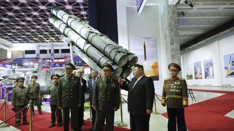 Kim Jong Un Pamer Drone hingga Rudal Antarbenua KE Menhan Rusia