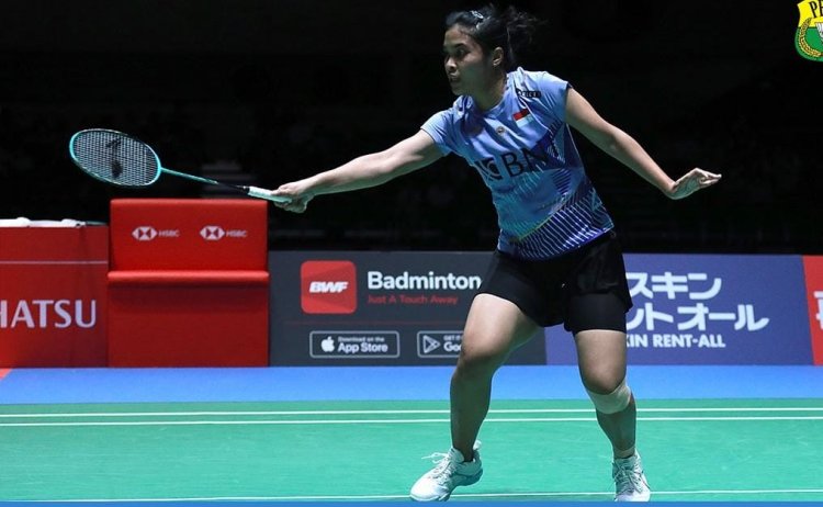 Gagal Kalahkan Wakil Cina, Gregoria Terhenti di Semifinal Japan Open