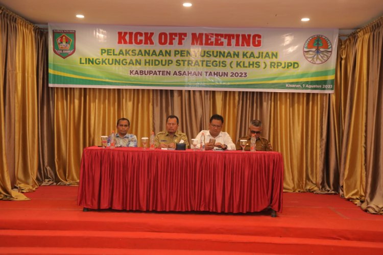 Asisten Administrasi Umum Buka Kick Of Meeting Pelaksanaan KLHS RPJPD Kabupaten Asahan Tahun 2023