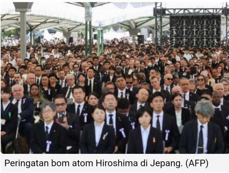 Jepang Peringati 78 Tahun Jatuhnya Bom Atom
