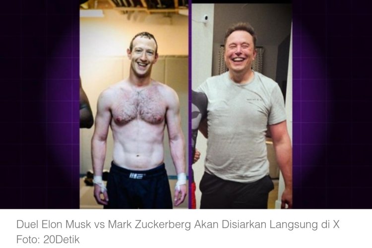 Elon Musk Bakal Adu Jotos dengan Mark Zuckerburg