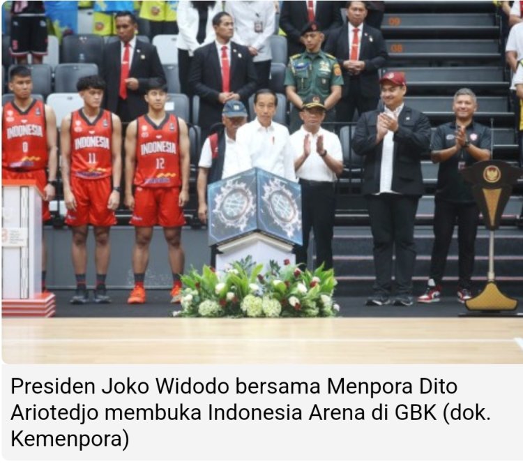 Indonesia Arena Diresmikan Jokowi