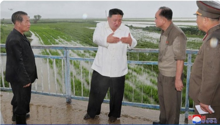 Korut Dihantam Badai, Kim Jong Un Marahi Pejabatnya