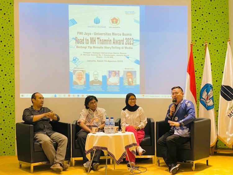 Road To Show MH Thamrin Award 2023 di UMB, PWI Jaya Tularkan Tips Menulis Storytelling