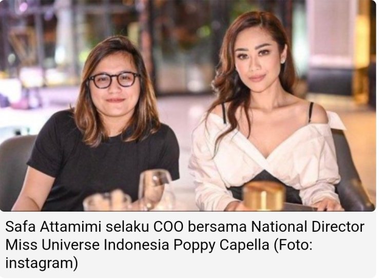 Inisiator Foto Telanjang di Miss Universe Indonesia Diduga Sang COO