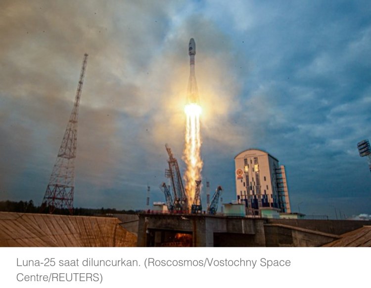 Rusia Gagal Luncurkan Roket ke Bulan
