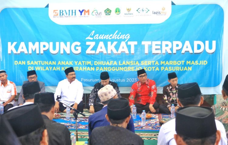 Launching Kampung Zakat, Gus Ipul Harap Bisa Bantu Kesejahteraan Rakyat