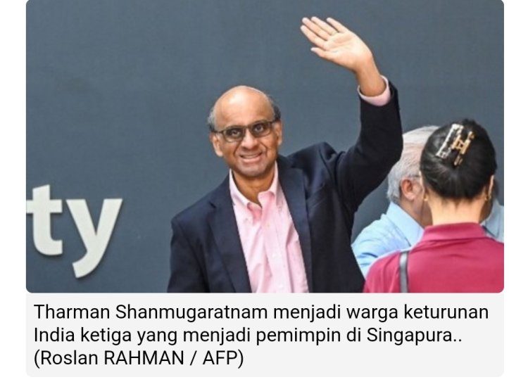 Warga Keturunan India Jadi Presiden Singapura