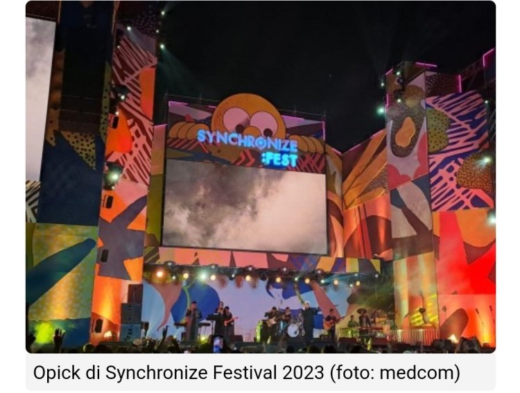 Lagu Opick Jadi Pembeda di Synchronize Festival 2023
