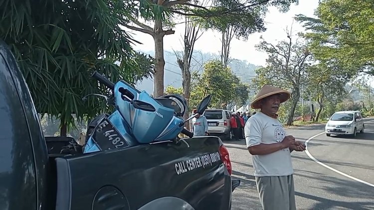 Rem Blong, Wisatawan Asal Kota Madiun Tewas Tabrak Phanter di Jalan Raya Sarangan - Magetan