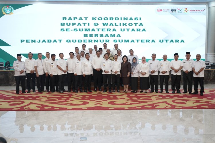 Bupati Asahan Hadir Rapat Koordinasi Bupati/Walikota se-Sumatera Utara