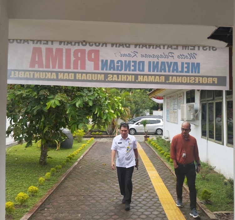 Kabag Organisasi Setdakab Asahan Dampingi Perwakilan Ombudsman Provinsi Sumatera Utara Kunjungi Pelayanan Publik