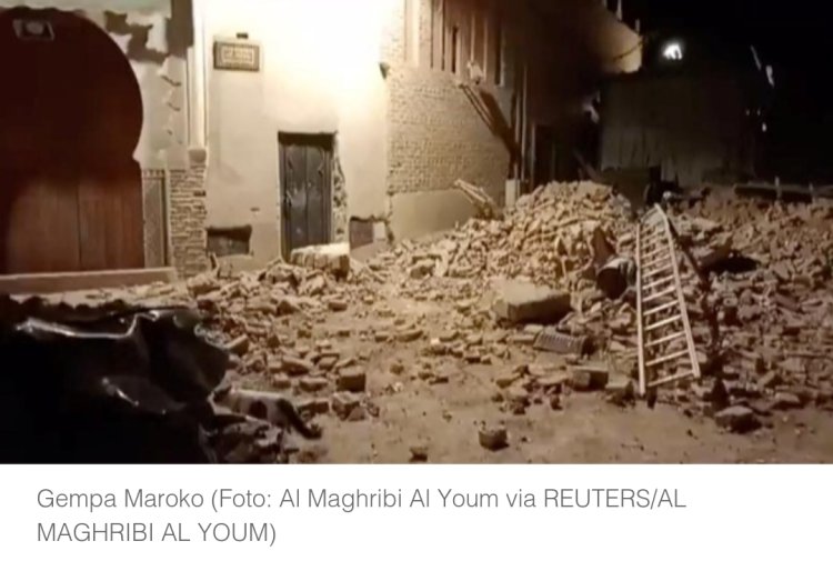 1.037 Tewas Jadi Korban Gempa Maroko