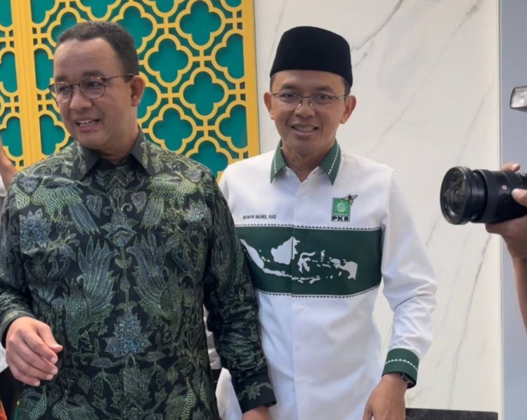 Anies - Cak Imin Bertemu di Kantor DPP PKB, Kiai Maman Sebut Mereka Punya Visi Besar Untuk Indonesia