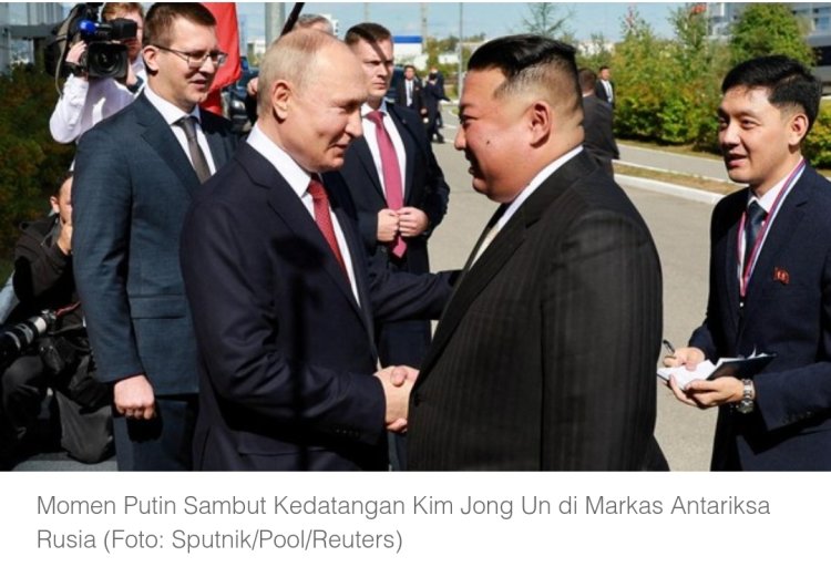 Kim Jong Un Bersumpah Dukung Penuh Rusia