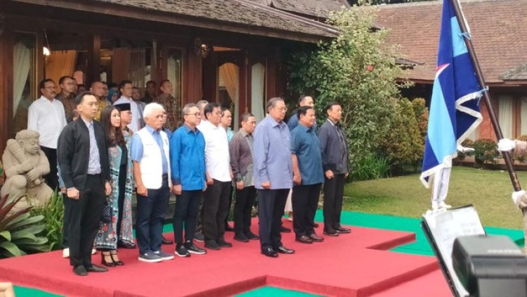 Ini Poin Penting Pertemuan Tertutup SBY & Koalisi Prabowo di Hambalang