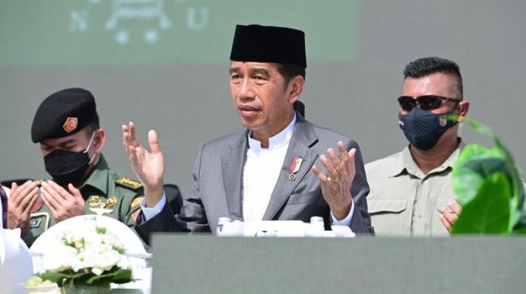 Jokowi, Prabowo dan Erick Thohir Hadiri Munas-Konbes NU di Ponpes Al Hamid