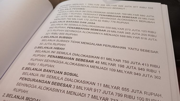 Rencana PAPBD Magetan 2023, Belanja Bansos Turun, Belanja Pegawai Naik Gila Gilaan