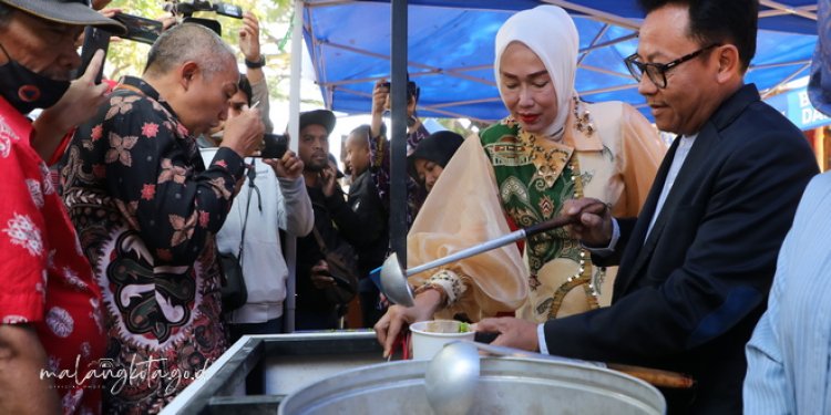 10.000 Bakso Gratis Dibagikan, Pesta Rakyat Rutam Nuwus Kera Ngalam Angkat Kuliner Khas Malang